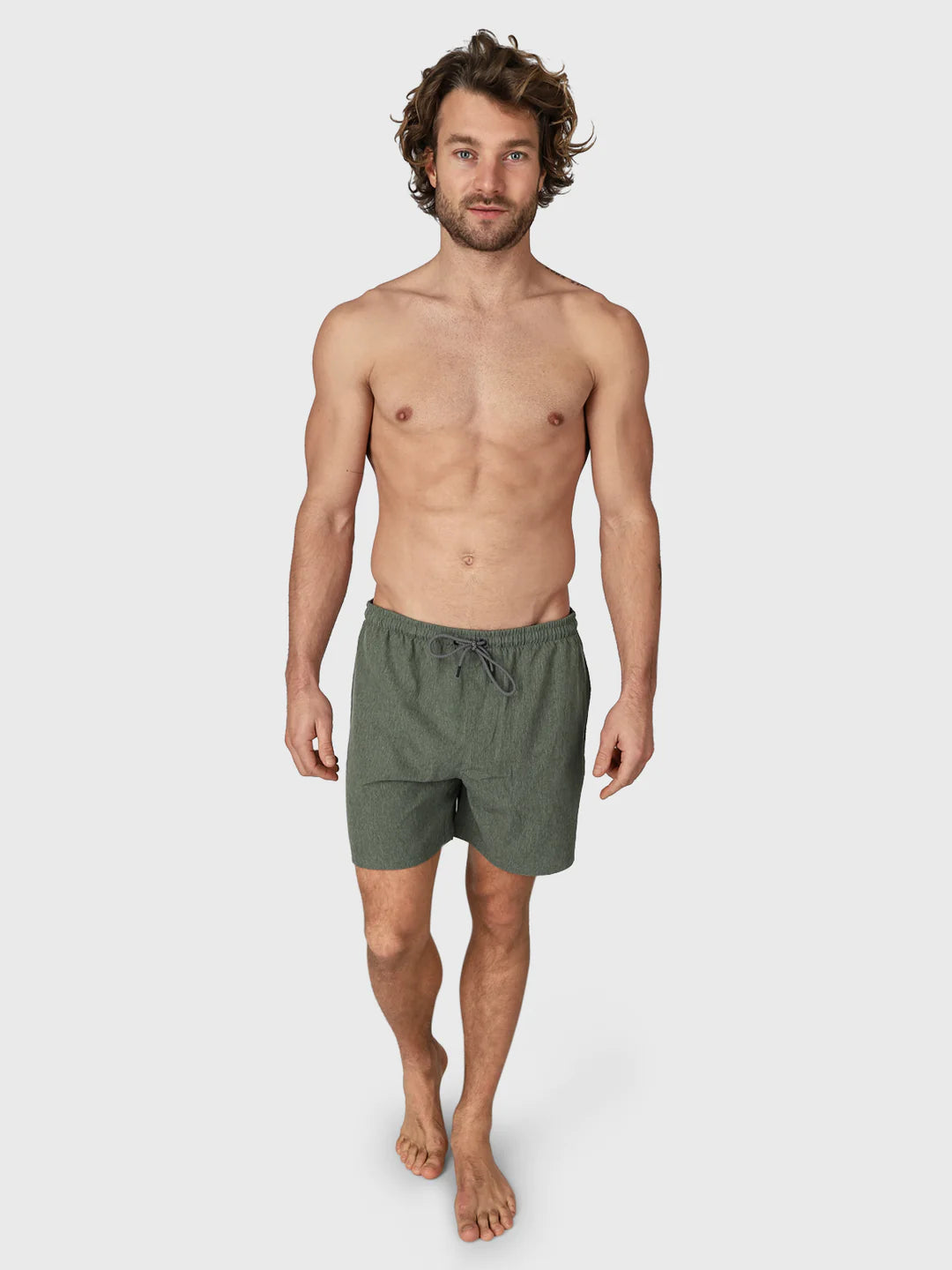 Volleyer Men Swim Shorts | Green