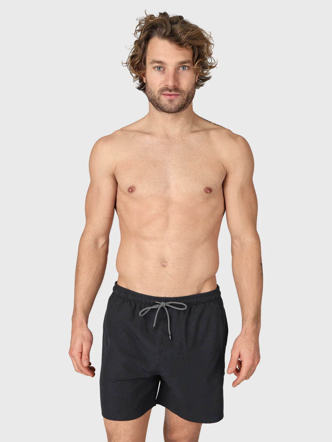 Volleyer Men Swim Shorts | Black