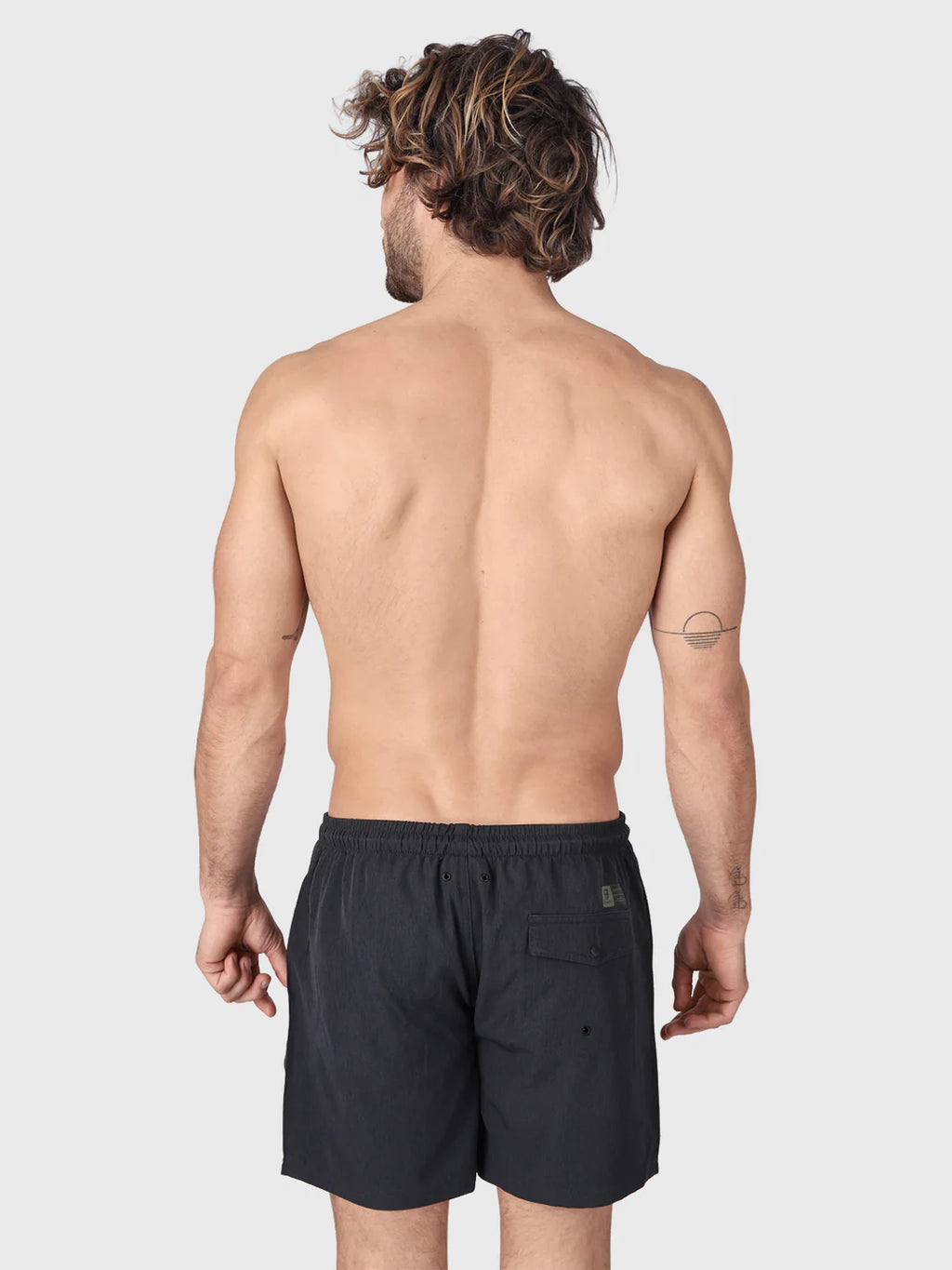 Volleyer Men Swim Shorts | Black