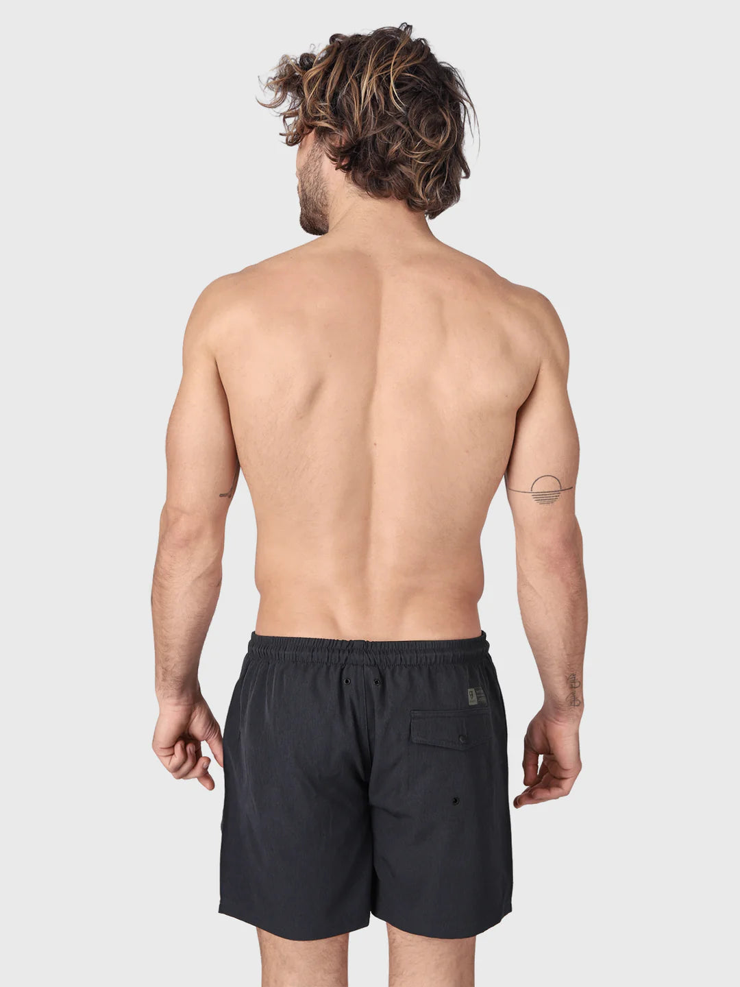 Volleyer Men Swim Shorts | Black
