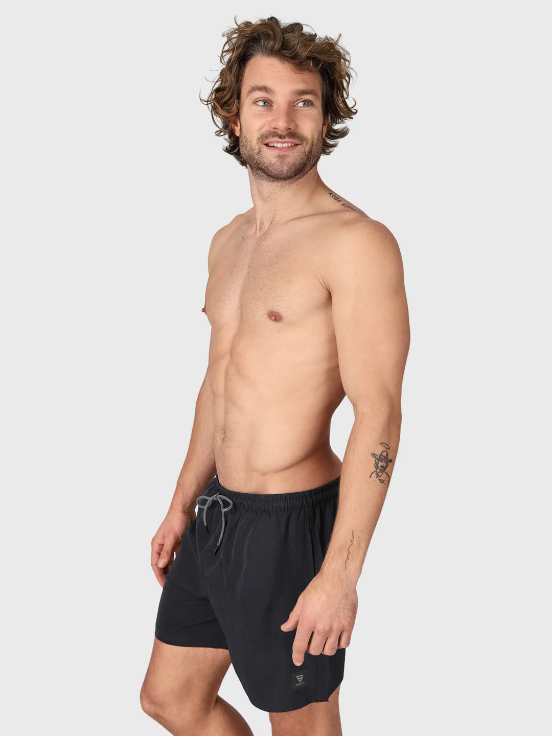 Volleyer Men Swim Shorts | Black