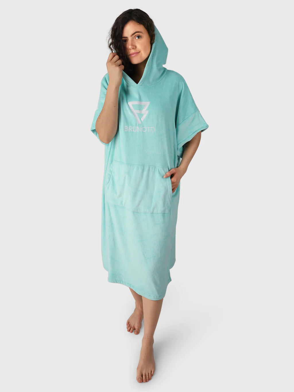 Poncho-Solid Unisex Poncho | Aruba Blue