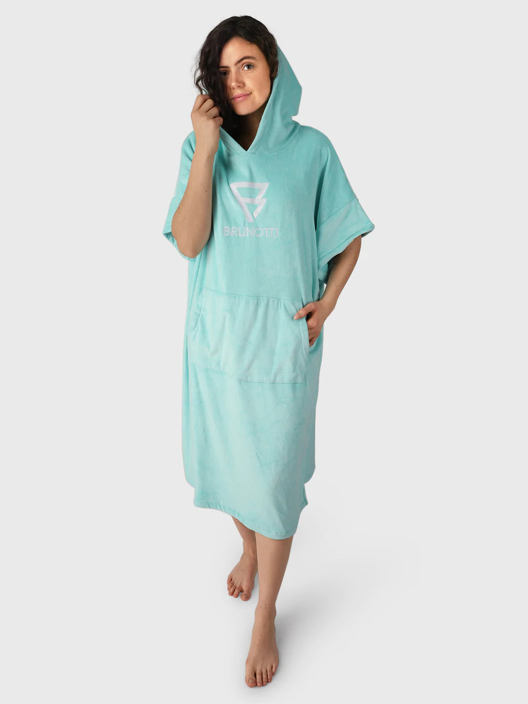 Poncho-Solid Unisex Poncho | Aruba Blue