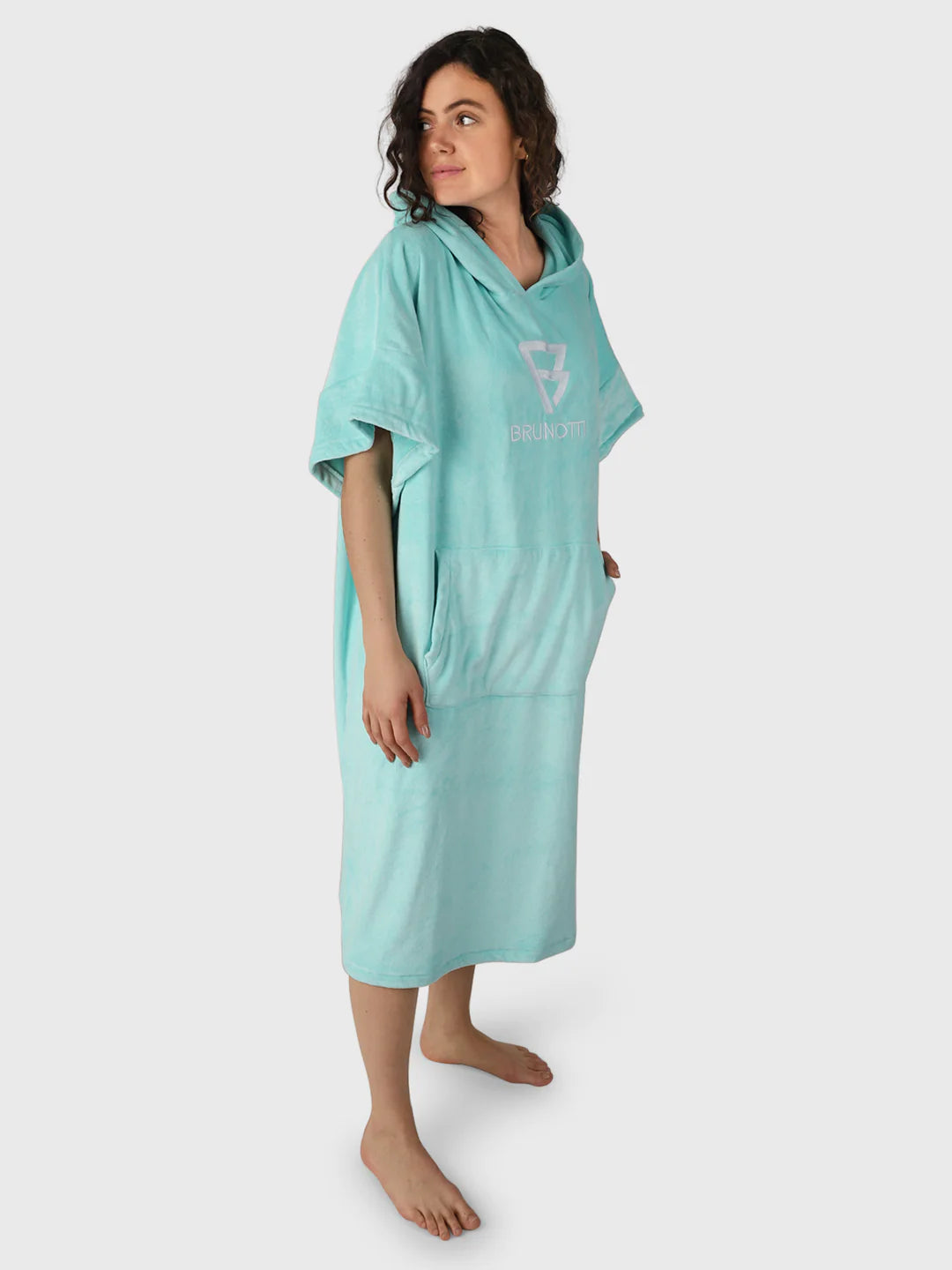 Poncho-Solid Unisex Poncho | Aruba Blue
