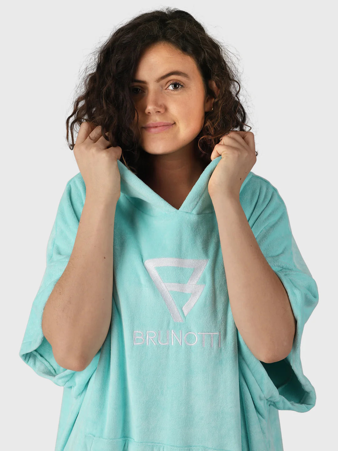 Poncho-Solid Unisex Poncho | Aruba Blue