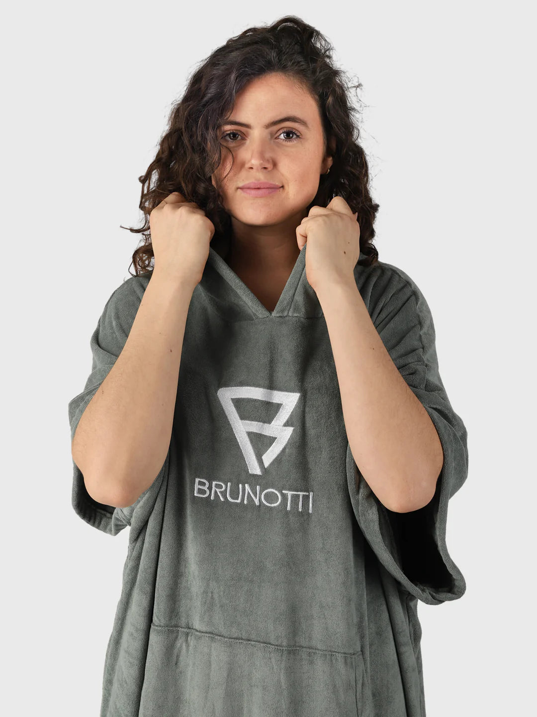 Poncho-Solid Unisex Poncho | Vintage Green