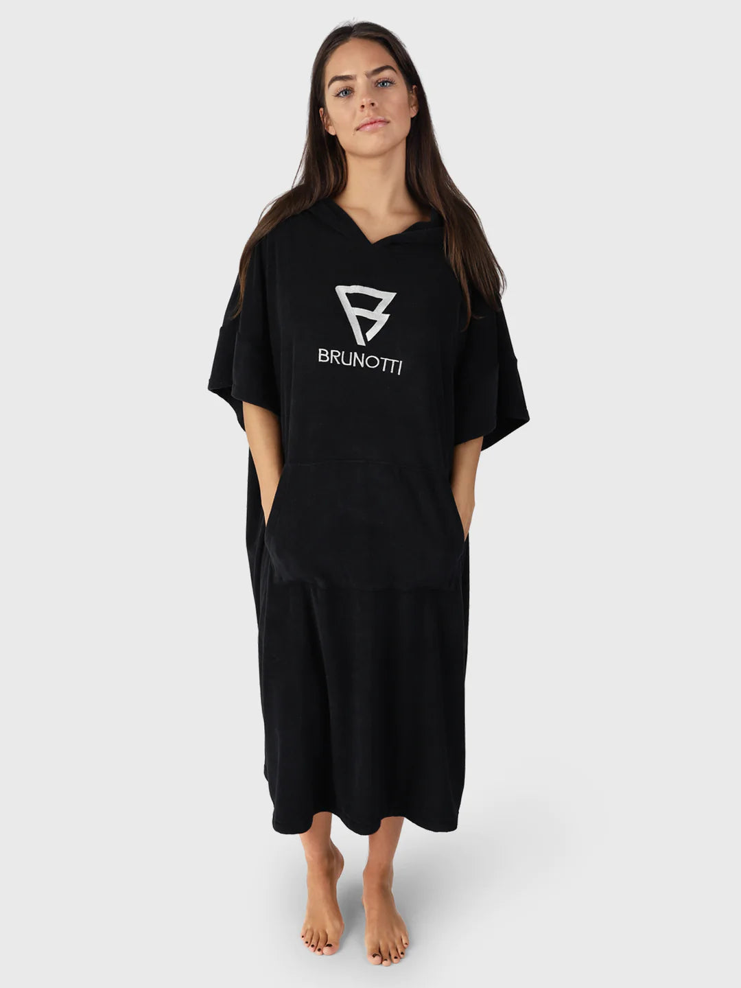 Poncho-Solid Unisex Poncho | Black