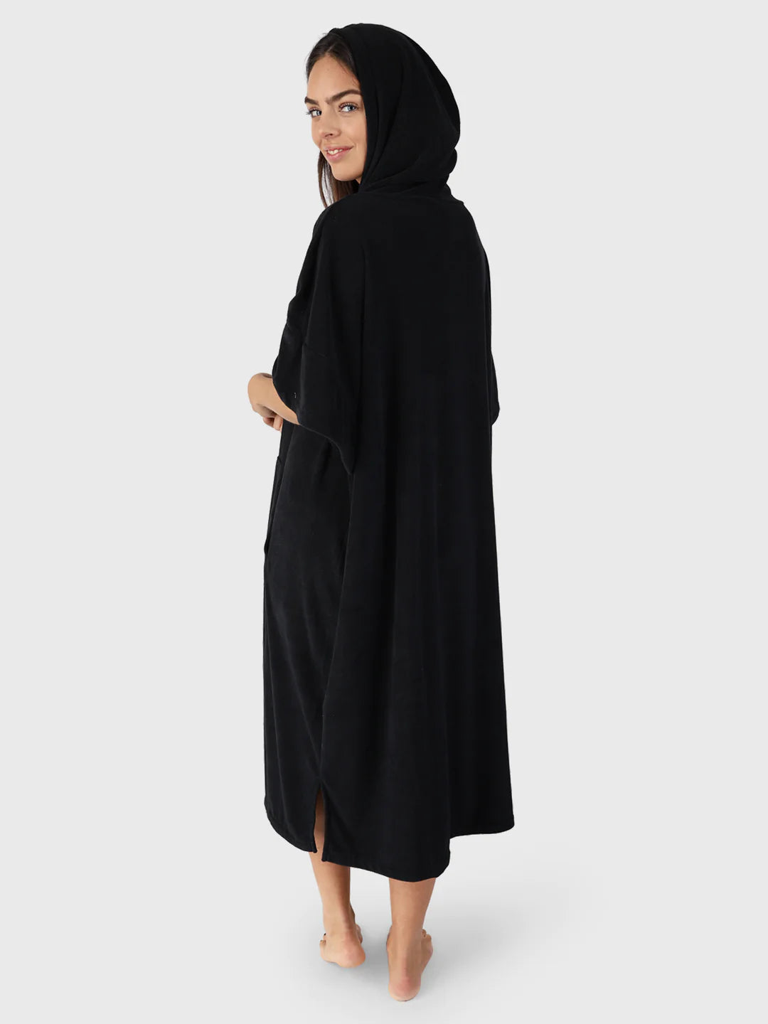 Poncho-Solid Unisex Poncho | Black