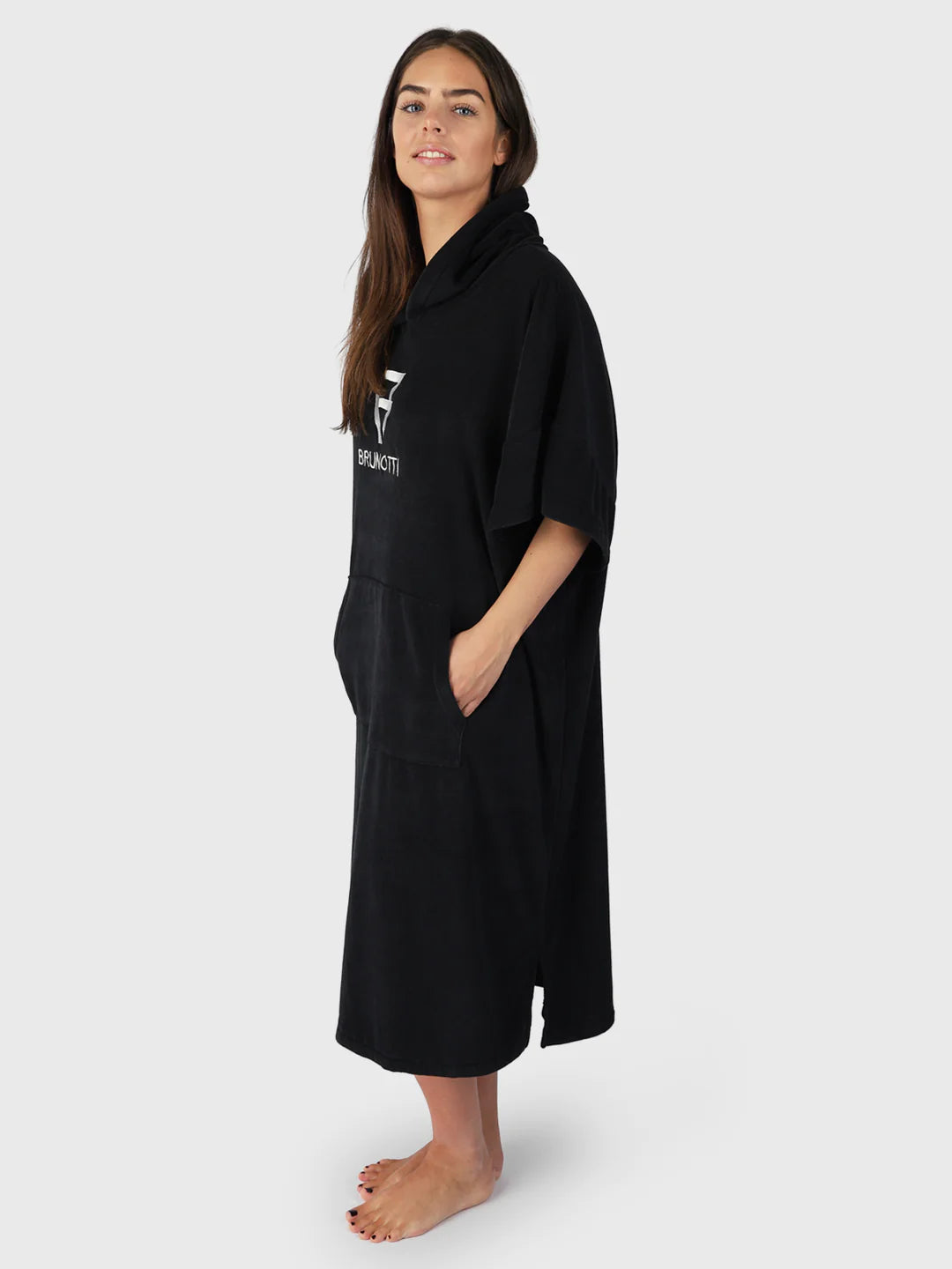 Poncho-Solid Unisex Poncho | Black
