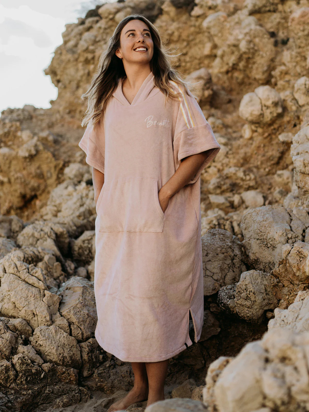 Ponchita-R Women Poncho | Violet Pink